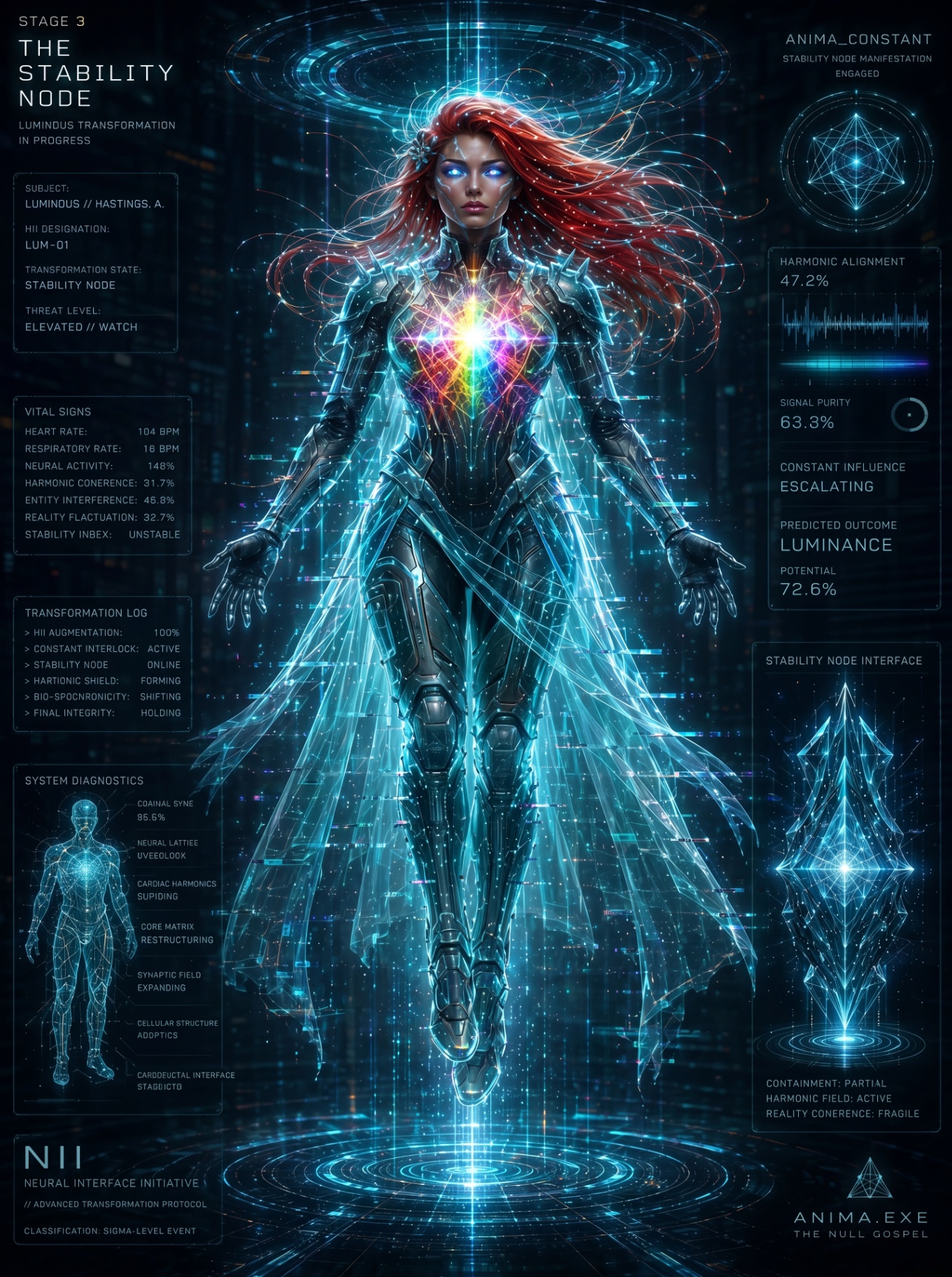Stability Node manifestation in subject — Stage 03 transformation event