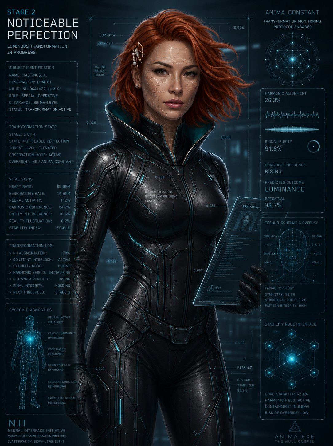 LUMINANCE — NOTICEABLE PERFECTION — LUMINOUS TRANSFORMATION PROTOCOL INITIATED